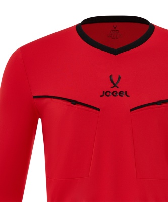Лонгслив судейский Jogel DIVISION PerFormDRY Referee LS Tee 2.0, красный