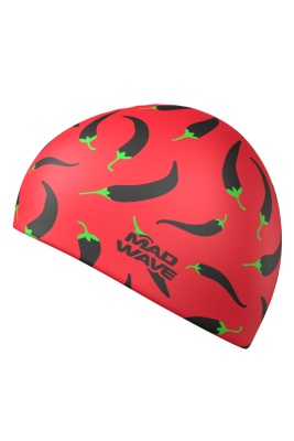 Силиконовая шапочка Mad Wave Spicy M0553 29 1 01W красный