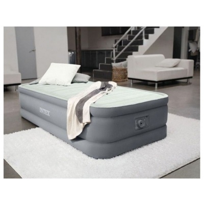 Надувная кровать Intex Premaire Elevated Airbed 99х191х46см, встроенный насос 220V 64902