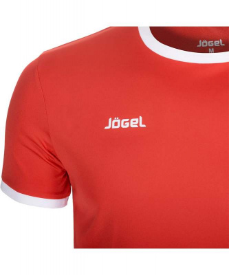 Футболка футбольная детская Jogel JFT-1010-021 красный\белый