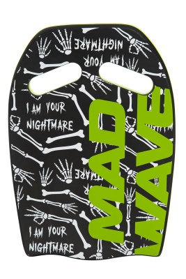Доска для плавания Mad Wave Kickboard Ergo Printed M0729 03 0 10W зеленый