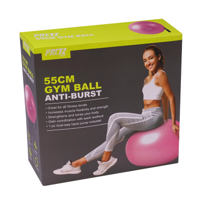 Мяч гимнастический d55 см PRCTZ GYM BALL ANTI-BURST PY6010