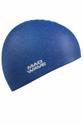 Шапочки для плавания Mad Wave Recycled M0536 01 0 07W синий