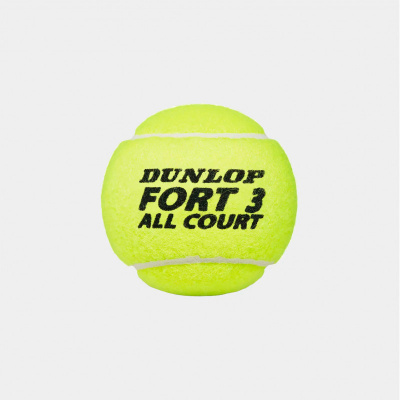 Теннисные мячи \3 мяча в банке\ 72 мяча в коробке\ пластиковые банкиTennis Life Dunlop Fort All Court 601605