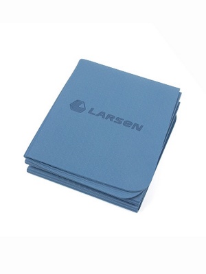 Коврик для йоги и фитнеса складной, TPE, 183х61х0,6см Larsen ECE 072 синий