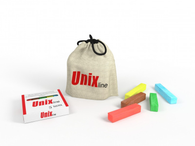 Мелки для рисования на батуте Unix line (5шт) TRUMEL5