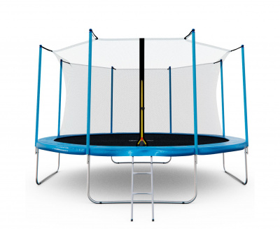 Батут каркасный с сеткой DFC Kondition 14 ft / с лестницей GB10201-14FT-INNER NET