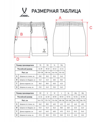 Шорты Jogel CAMP 2 Woven Shorts, темно-синий