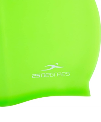 Шапочка для плавания 25DEGREES Nuance Green, силикон, детский