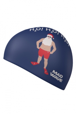 Силиконовая шапочка Mad Wave Happy New Year M0554 29 0 04W