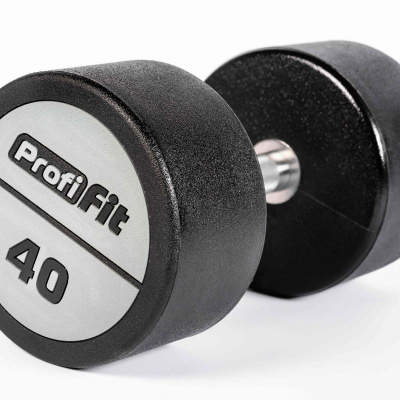Гантельный ряд полиуретановый LEVEL (шаг 2,5кг, 5 пар) 40-50кг Profi-Fit