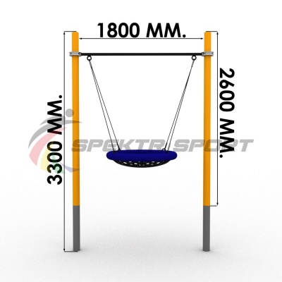 Качели Гнездо для площадок воркаут  SP WRK-66_76mm