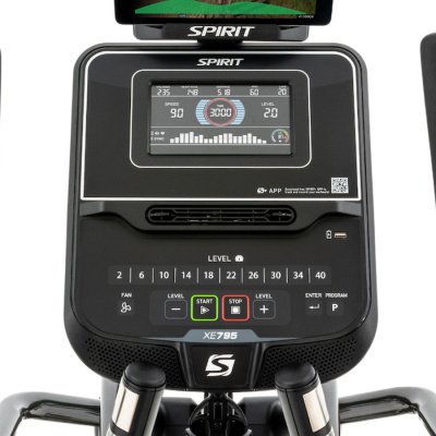 Эллиптический тренажер SPIRIT XE795 Black