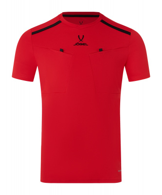 Футболка судейская Jogel DIVISION PerFormDRY Referee Tee, красный