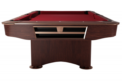 Бильярдный стол для пула, 9 ф, в комплекте, аксессуары + сукно Dynamic Billard Competition II 55.006.09.2 махагон