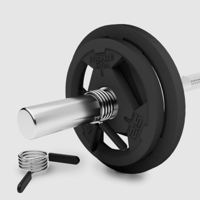 Диск олимпийский обрезиненный 2,5 кг Bronze Gym BGPLR025