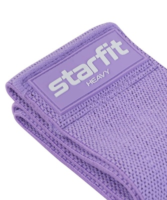 Мини-эспандер Star Fit высокая нагрузка, текстиль ES-204 фиолетовый пастель