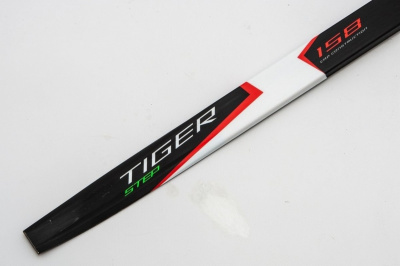 Лыжи Комплект STC 158 STEP Tiger red/black c универс. креплением "Цикл" с палками 110 см 36966