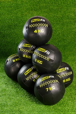 Медицинбол набивной (Wallball) Profi-Fit 9 кг