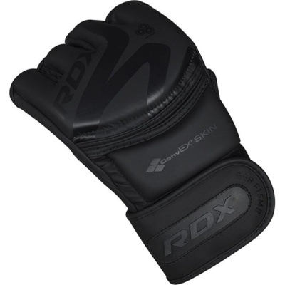 Перчатки тренировочные RDX Grappling F15 GGR-F15MB черный матовый