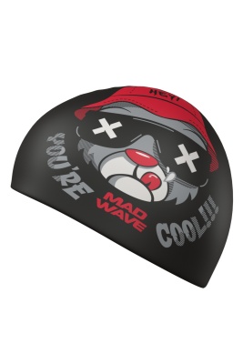 Юниорская силиконовая шапочка Mad Wave Cool bear M0574 14 0 00W