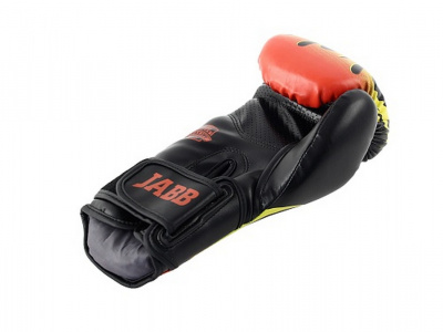 Боксерские перчатки Jabb JE-4077/Asia 77 Fire черный 12oz