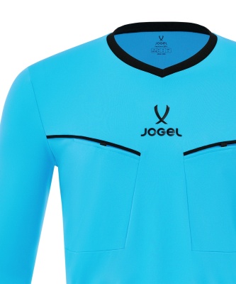 Лонгслив судейский Jogel DIVISION PerFormDRY Referee LS Tee 2.0, голубой