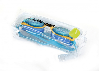 Очки плавательные детские Larsen DS-GG209 yellow\blue