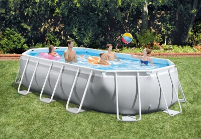 Каркасный бассейн овальный 503х274х122cм Intex Prism Frame Oval 26796