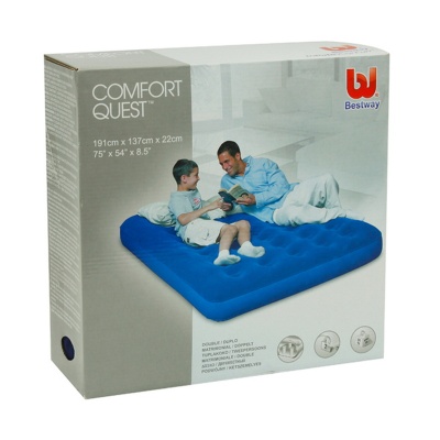 Надувной матрас Bestway Flocked Air Bed, 191х137х22см 67002