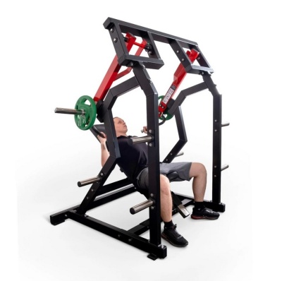 Плечевой Жим Protrain PP121 на свободных весах, черно-красный | Premium Fitness