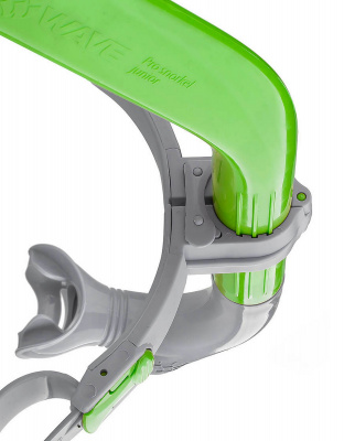 Дыхательный тренажер Mad Wave Pro Snorkel junior M0777 02 0 10W зеленый
