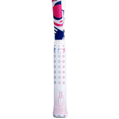 Ракетка для большого тенниса детская 7-9 лет Babolat B`FLY 23 Gr000 140486 бело-розовый