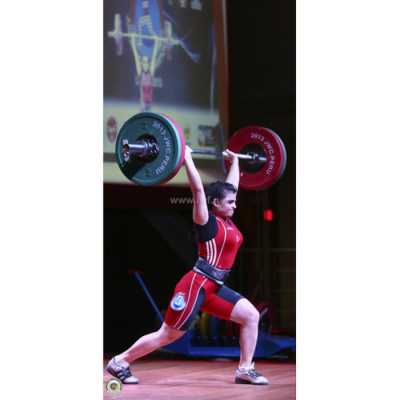 Штанга женская DHS Olympic 185 кг, для соревнований, аттестованная IWF