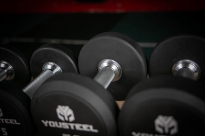 Гантель круглая PU-полиуретановая 40 кг YouSteel