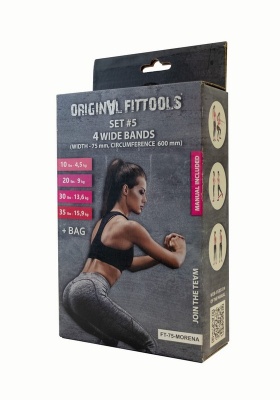 Набор из 4 широких мини-эспандеров Original Fit.Tools FT-75-MORENA