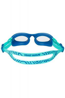 Очки для плавания юниорские Mad Wave Zeebro M0434 13 0 04W Синий