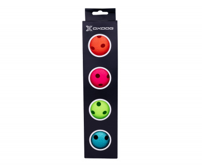 4 мяча OXDOG ROTOR 4COLOR BOX, цветные мячи