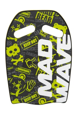 Доска для плавания Mad Wave Kickboard Ergo Printed M0729 03 0 32W салатовый