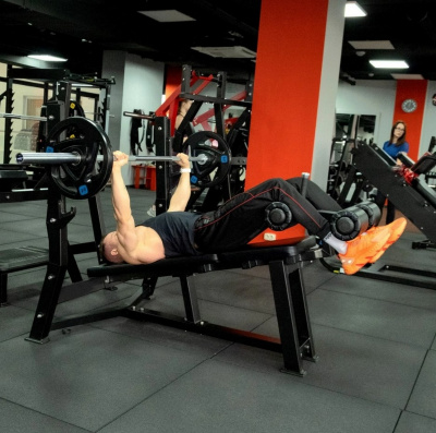 Скамья для жима под отрицательным углом многофункциональная Protrain PP173 | Premium Fitness