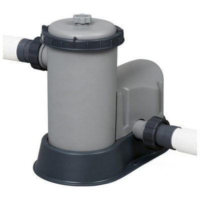Каркасный бассейн 549x122см Bestway Power Steel Swim Vista Series 56977 под дерево, (комплект) 54927