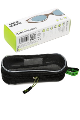 Очки для плавания юниорские Mad Wave Flame II junior Polarized M0434 12 0 18W золото