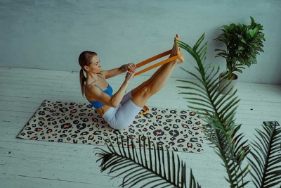 Коврик для йоги 185x68x0,4 см Inex Yoga PU Mat полиуретан с принтом PUMAT-LEO37 леопард