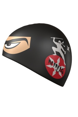 Юниорская силиконовая шапочка Mad Wave NINJA M0571 03 0 01W