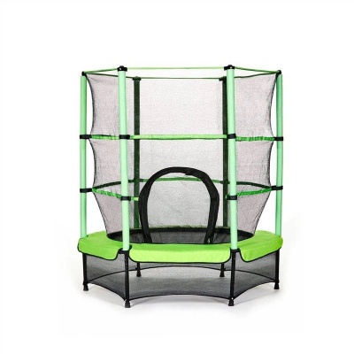 Батут с защитной cеткой Perfetto Spor Perfetto Sport 5, d140см, зеленый