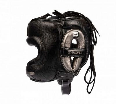 Шлем для единоборств с бампером Clinch Face Guard C149 черно-бронзовый