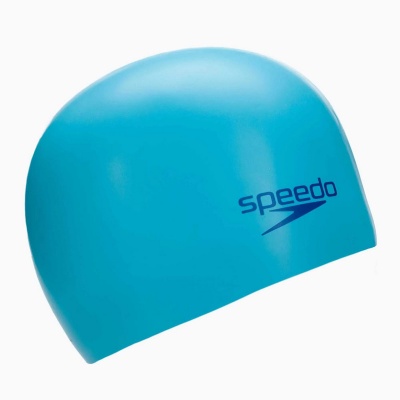 Шапочка для плавания детская Speedo Molded Silicone Cap Jr 8-709908420 голубой