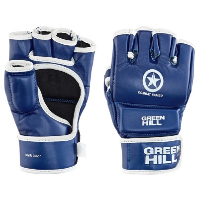 Перчатки Green Hill COMBAT SAMBO MMR-0027cs синий