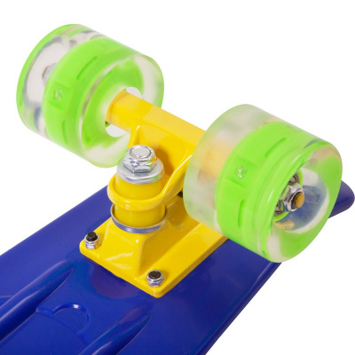 Мини-круизер RGX PNB-01GW светящиеся колеса, Blue