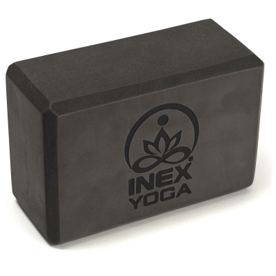 Блок для йоги 23x15x10см Inex Yoga Block EVA 4" YGBK-CG темно-серый